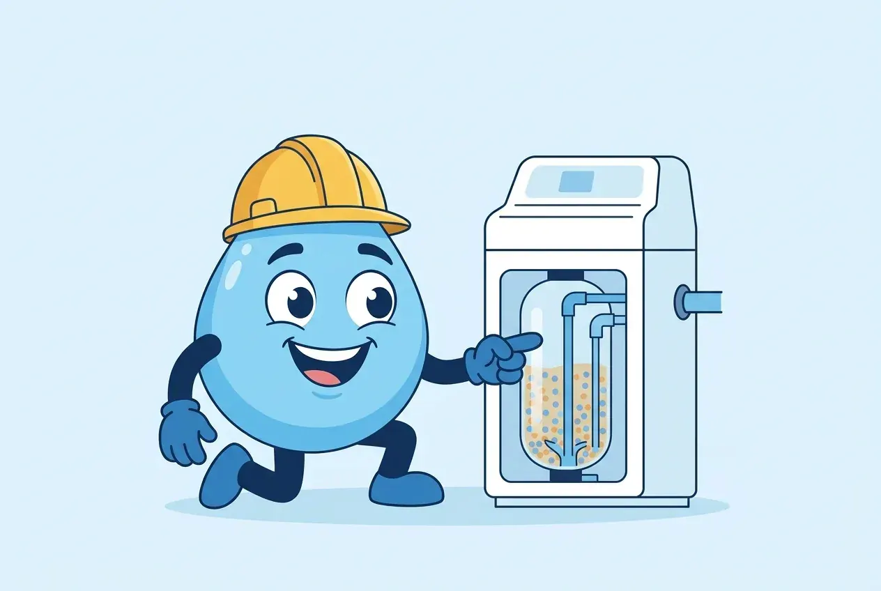 Ted vous explique : Comment fonctionne un adoucisseur d'eau ?